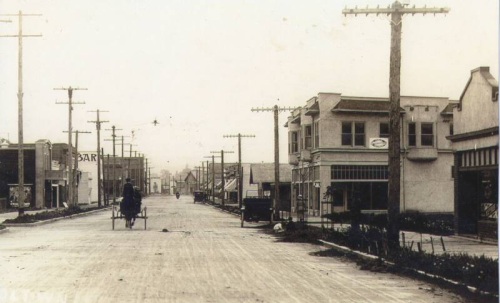 Carnation main street in 1912